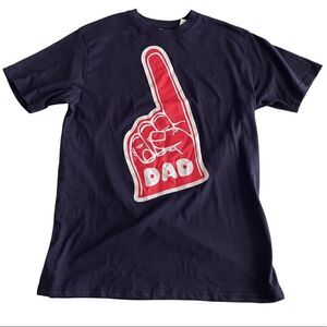 MEN’S Ripple Junction Dad Graphic T-Shirt Blue Size Medium